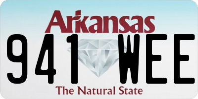 AR license plate 941WEE