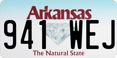 AR license plate 941WEJ