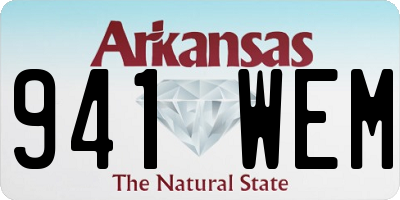 AR license plate 941WEM