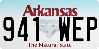 AR license plate 941WEP