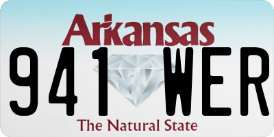 AR license plate 941WER