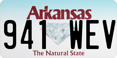 AR license plate 941WEV