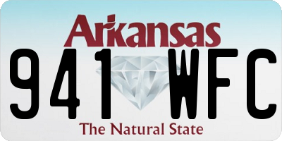 AR license plate 941WFC