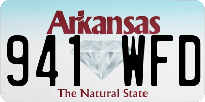 AR license plate 941WFD