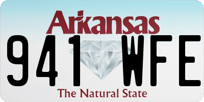 AR license plate 941WFE