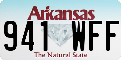 AR license plate 941WFF