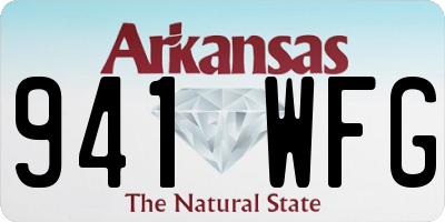 AR license plate 941WFG