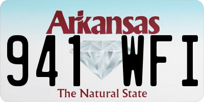 AR license plate 941WFI