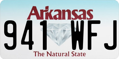 AR license plate 941WFJ