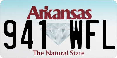 AR license plate 941WFL
