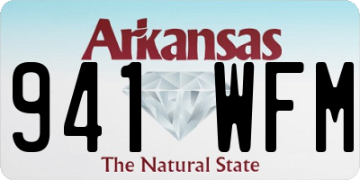 AR license plate 941WFM