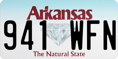 AR license plate 941WFN