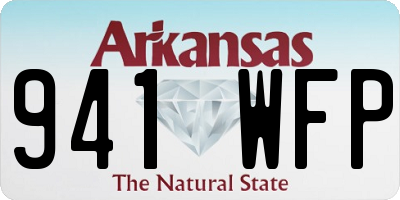 AR license plate 941WFP