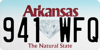 AR license plate 941WFQ