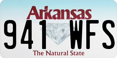 AR license plate 941WFS