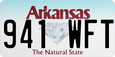 AR license plate 941WFT