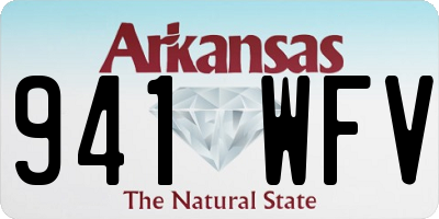 AR license plate 941WFV