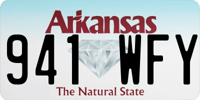 AR license plate 941WFY