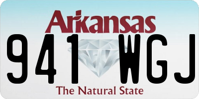 AR license plate 941WGJ