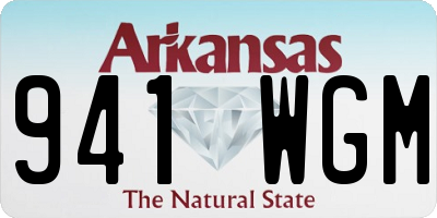 AR license plate 941WGM