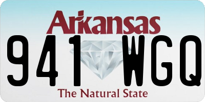 AR license plate 941WGQ