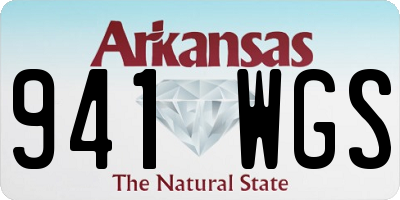 AR license plate 941WGS