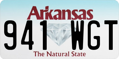 AR license plate 941WGT
