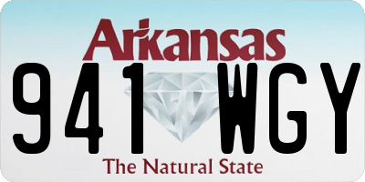 AR license plate 941WGY