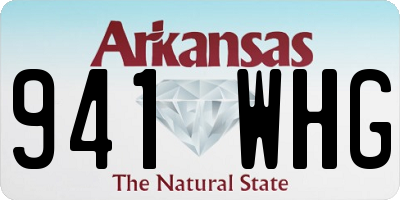 AR license plate 941WHG