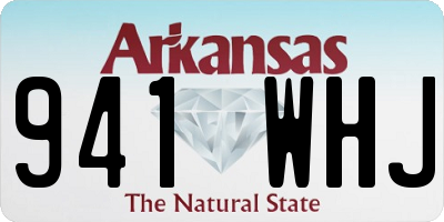 AR license plate 941WHJ