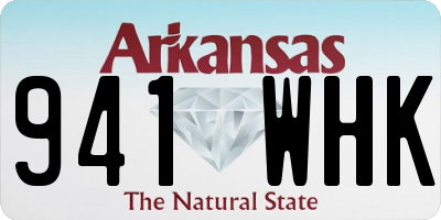 AR license plate 941WHK