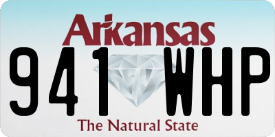 AR license plate 941WHP