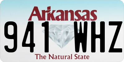 AR license plate 941WHZ