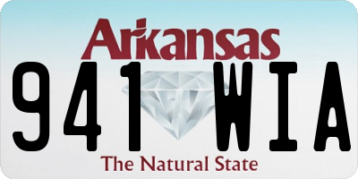 AR license plate 941WIA