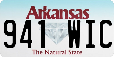 AR license plate 941WIC