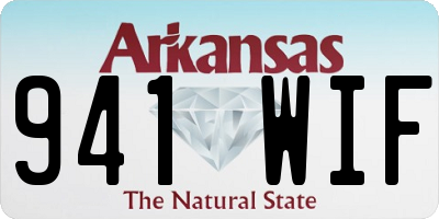 AR license plate 941WIF