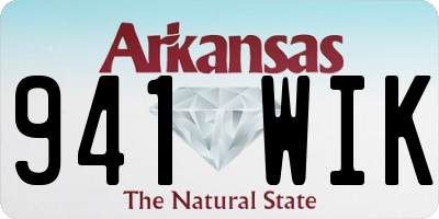 AR license plate 941WIK