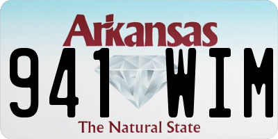 AR license plate 941WIM