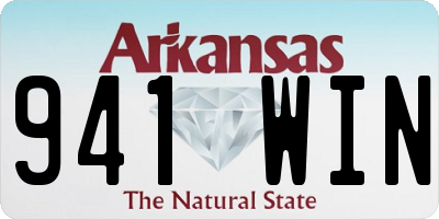 AR license plate 941WIN