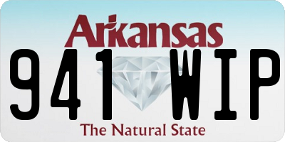 AR license plate 941WIP