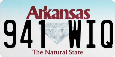 AR license plate 941WIQ