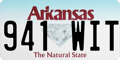 AR license plate 941WIT