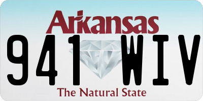 AR license plate 941WIV