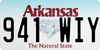 AR license plate 941WIY