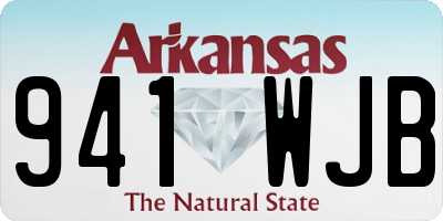 AR license plate 941WJB
