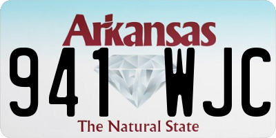 AR license plate 941WJC