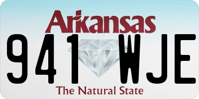 AR license plate 941WJE