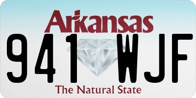 AR license plate 941WJF