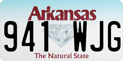 AR license plate 941WJG