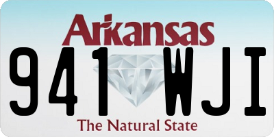 AR license plate 941WJI